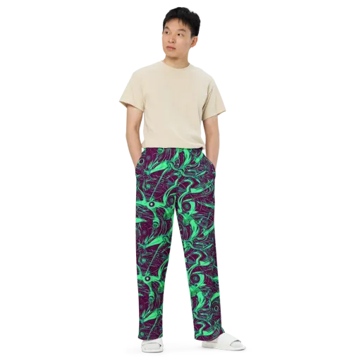 Acid Current on a Wide-Leg Pants