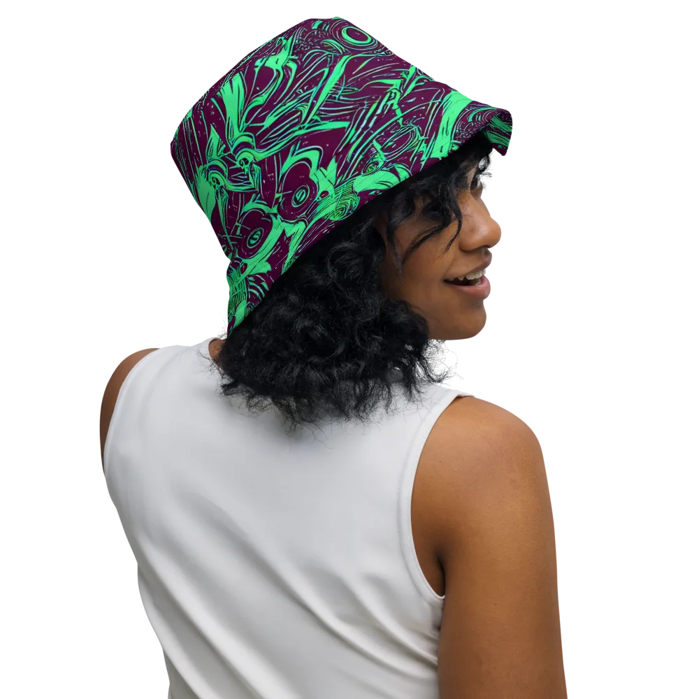 Acid Current on Reversible Bucket Hat — Right Outside