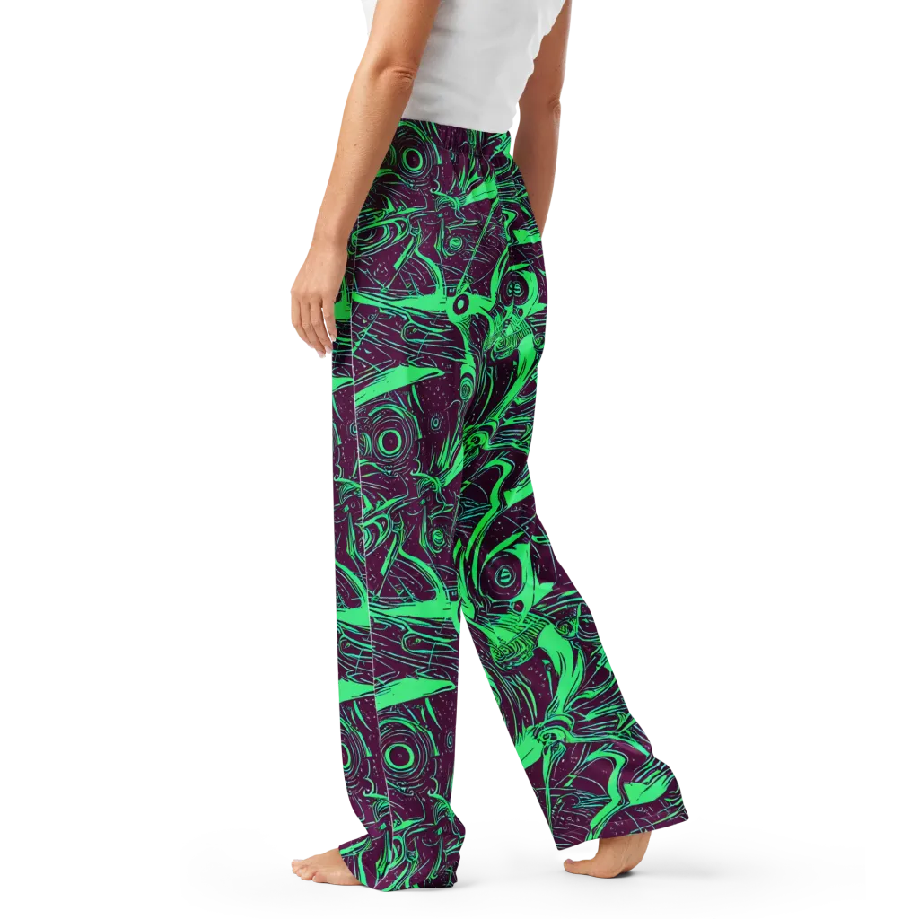 Acid Current on Women's Pajama Pants — Left
