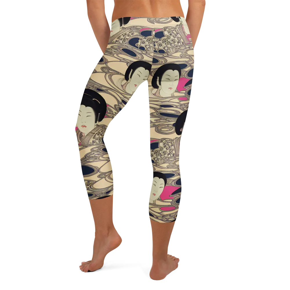 Timeless Reverie on Capri Leggings — Back