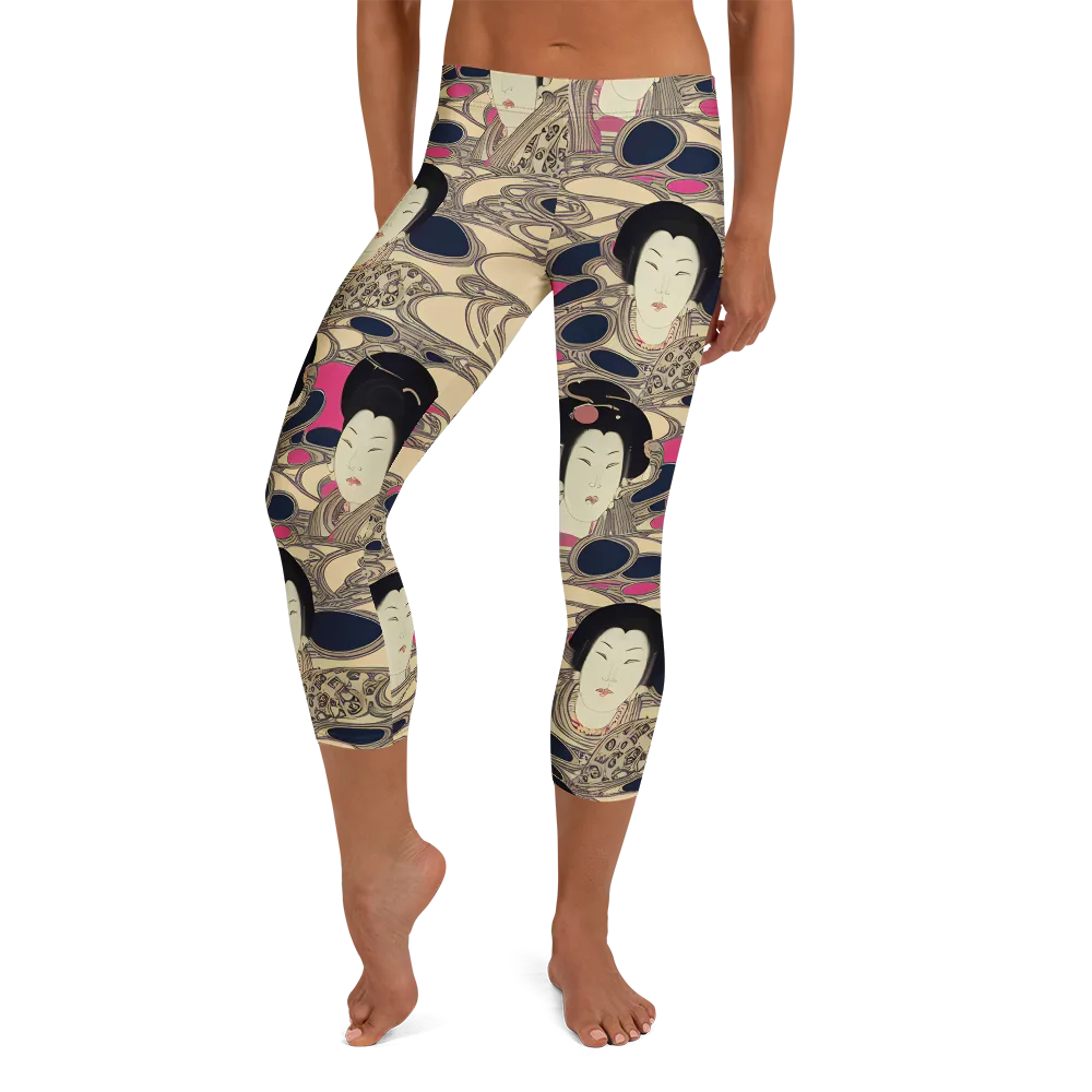 Timeless Reverie on Capri Leggings — Front