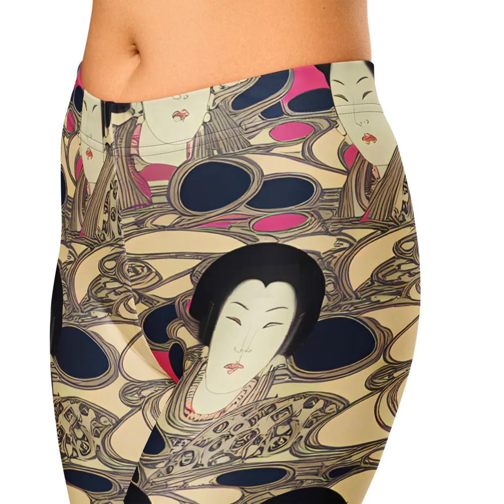 Timeless Reverie on Capri Leggings — Zoomed-in