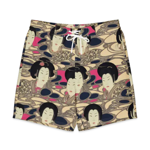 Timeless Reverie on a Men's Board Shorts