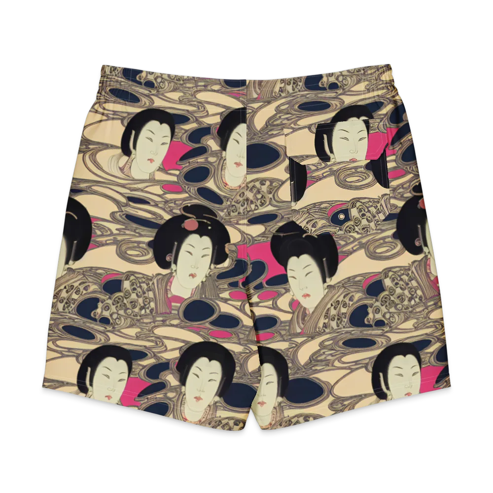Timeless Reverie on Men's Board Shorts — Back