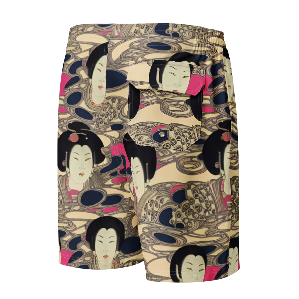 Timeless Reverie on Men's Board Shorts — Back