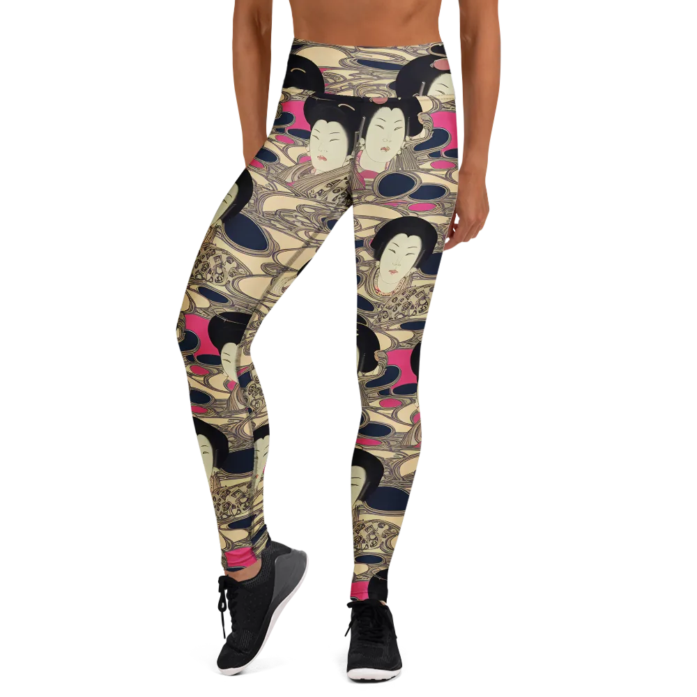 Timeless Reverie on Yoga Leggings — Front