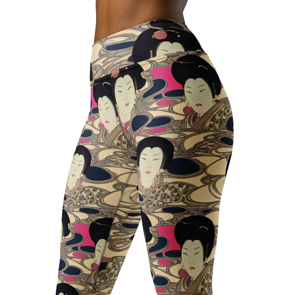 Timeless Reverie on Yoga Leggings — Left Front