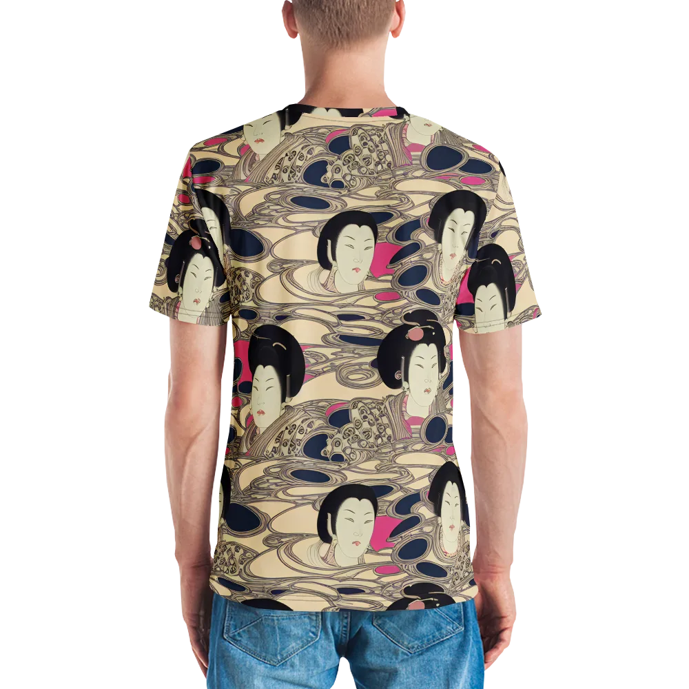 Timeless Reverie on Men's Crew Neck T-Shirt — Back