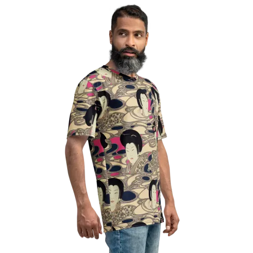 Timeless Reverie on a Men's Crew Neck T-Shirt