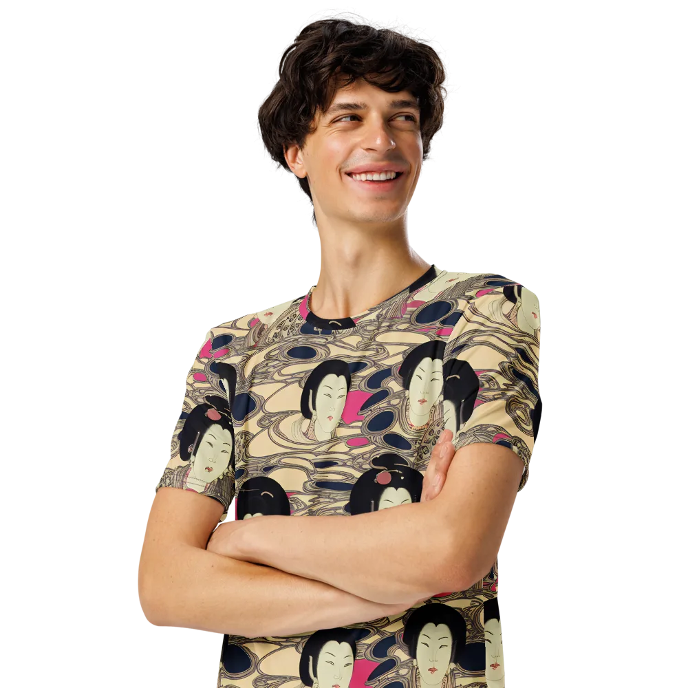 Timeless Reverie on Men's Crew Neck T-Shirt — Left Front