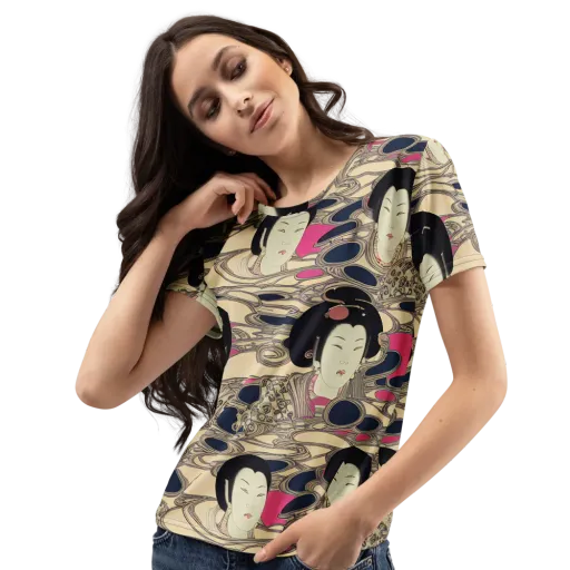 Timeless Reverie on a Women's Crew Neck T-Shirt