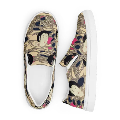 Timeless Reverie on a Men's Slip-On Canvas Shoes