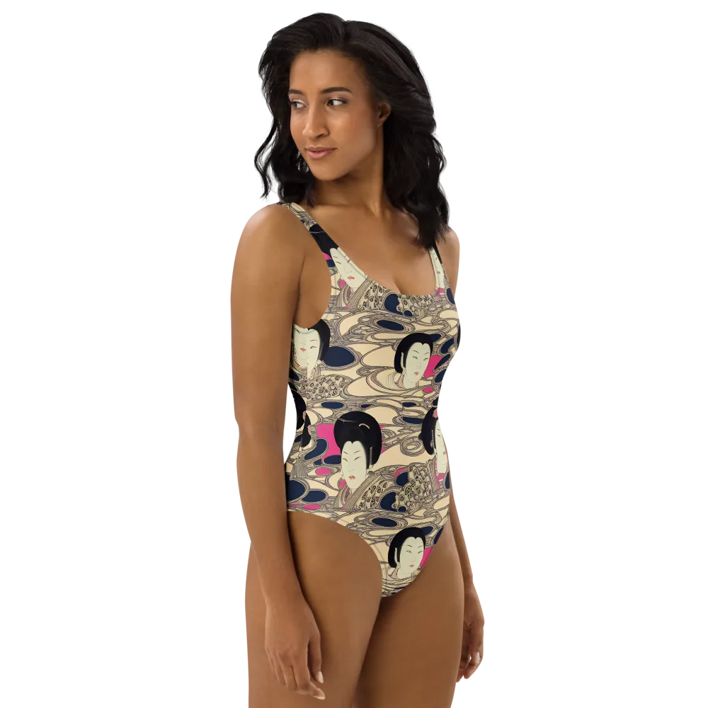 Timeless Reverie on One-Piece Swimsuit — Right
