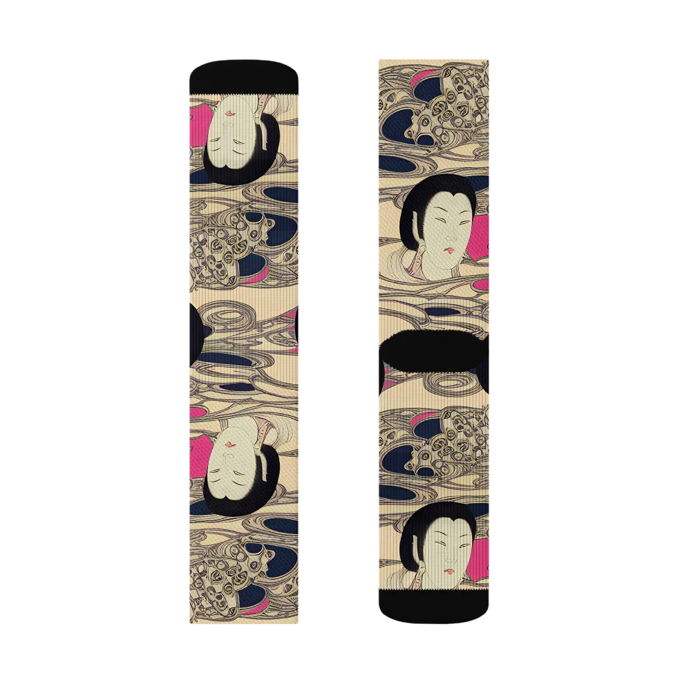 Timeless Reverie on Socks — Left Sock