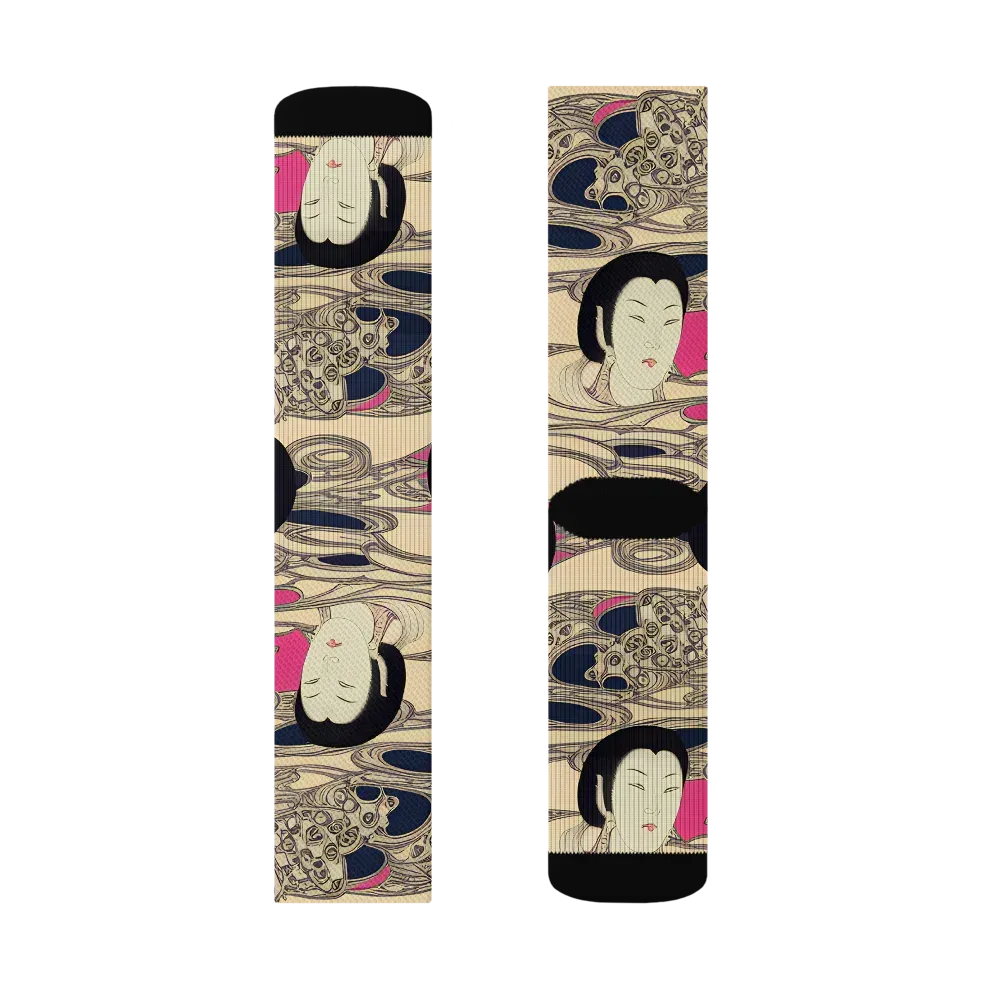 Timeless Reverie on Socks — Right Sock