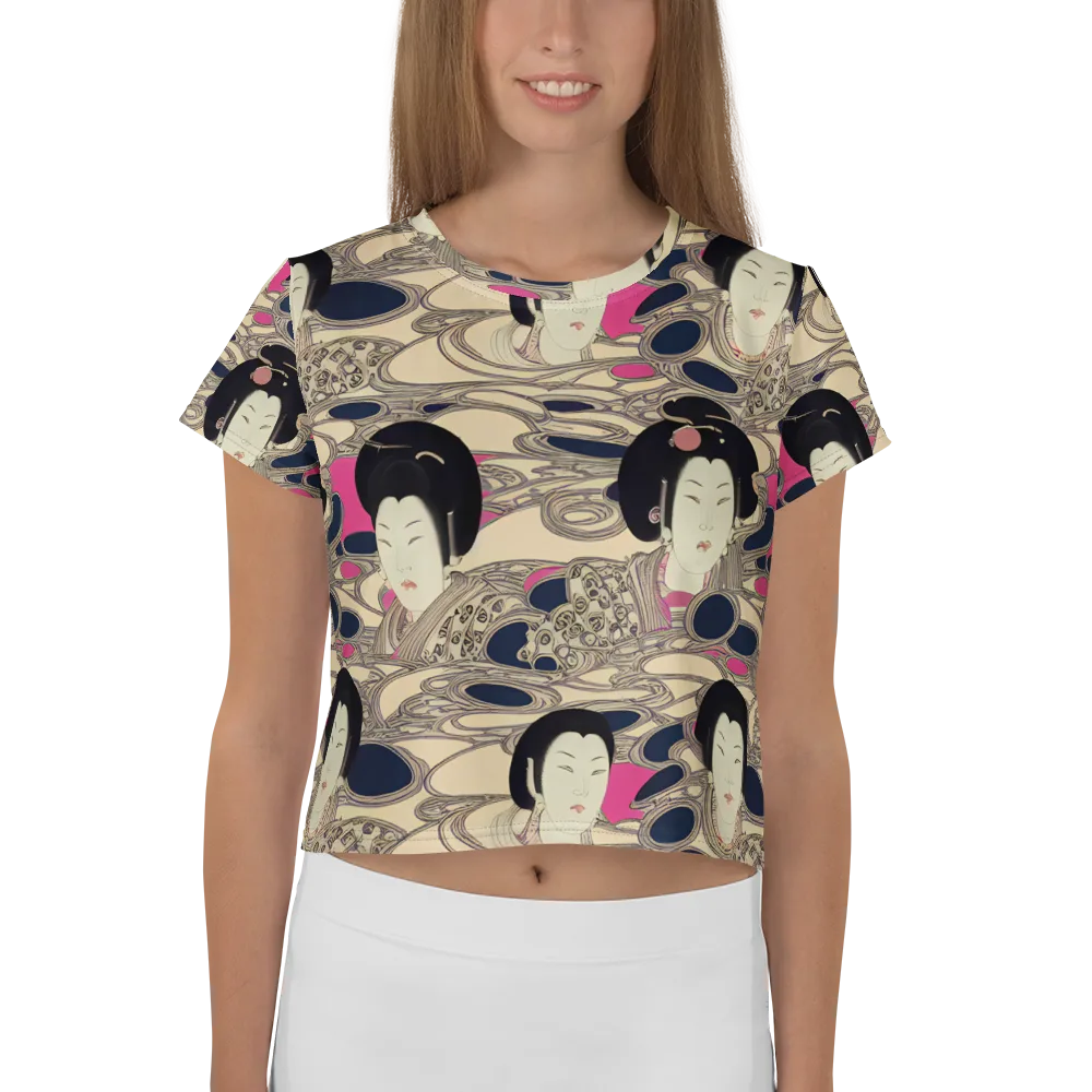 Timeless Reverie on Crop Tee — Front