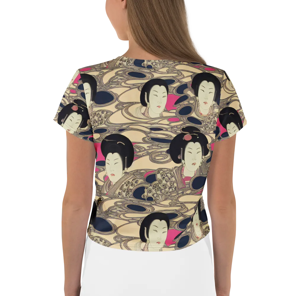 Timeless Reverie on Crop Tee — Back
