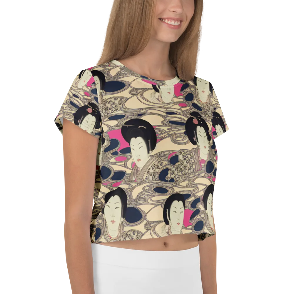 Timeless Reverie on Crop Tee — Right