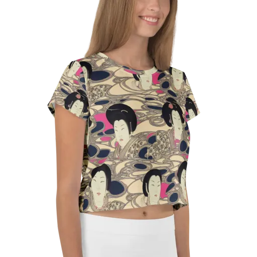 Timeless Reverie on a Crop Tee