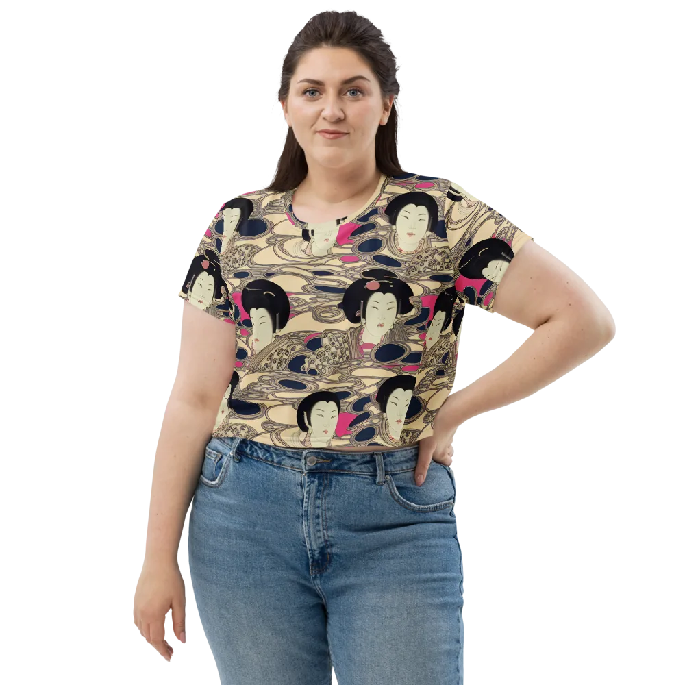 Timeless Reverie on Crop Tee — Front