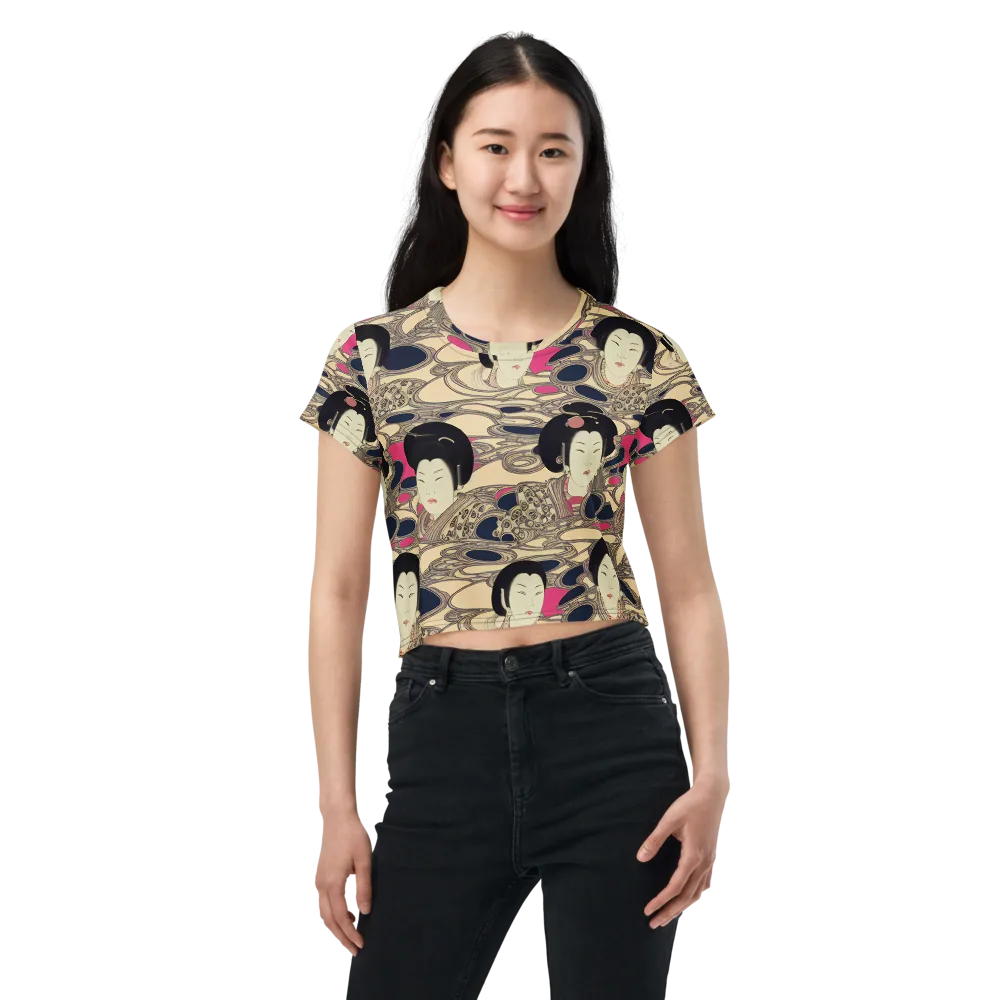 Timeless Reverie on Crop Tee — Front