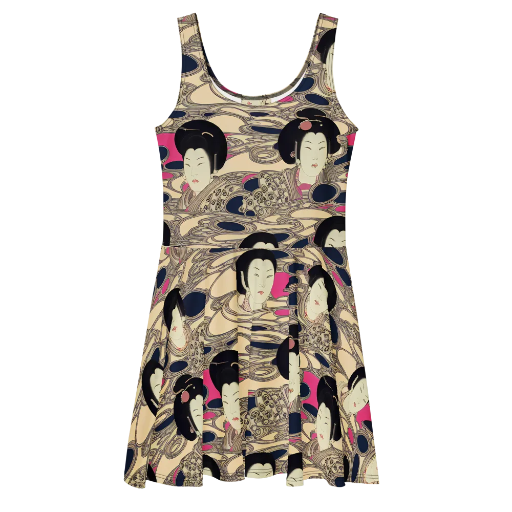 Timeless Reverie on Skater Dress — Front