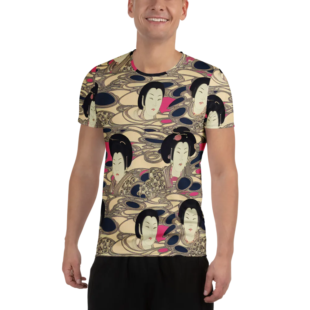 Timeless Reverie on Men's Athletic T-Shirt — Front