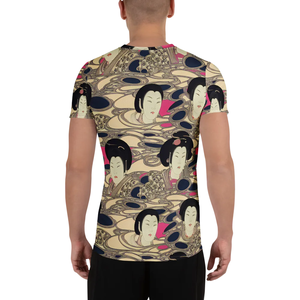 Timeless Reverie on Men's Athletic T-Shirt — Back