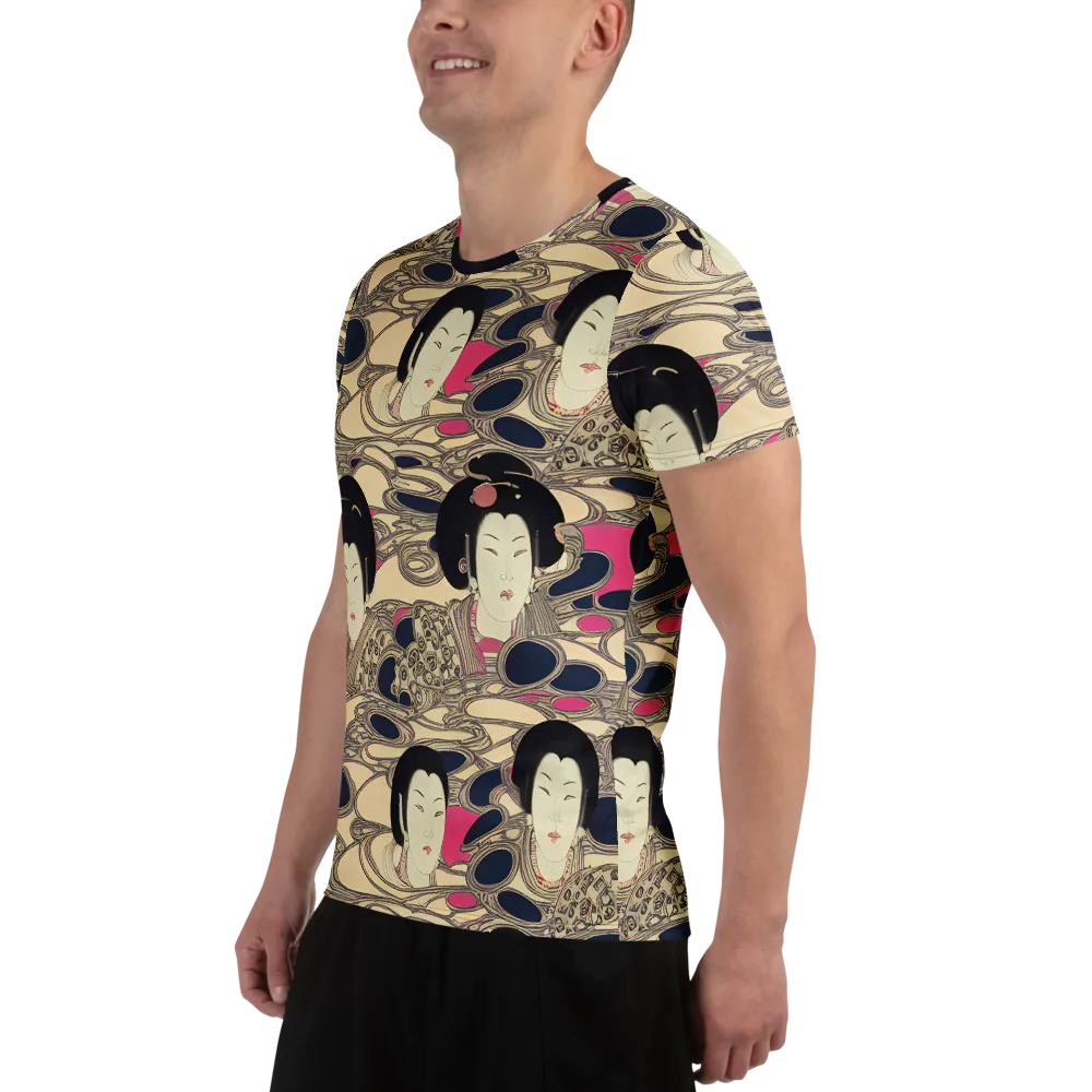 Timeless Reverie on Men's Athletic T-Shirt — Left