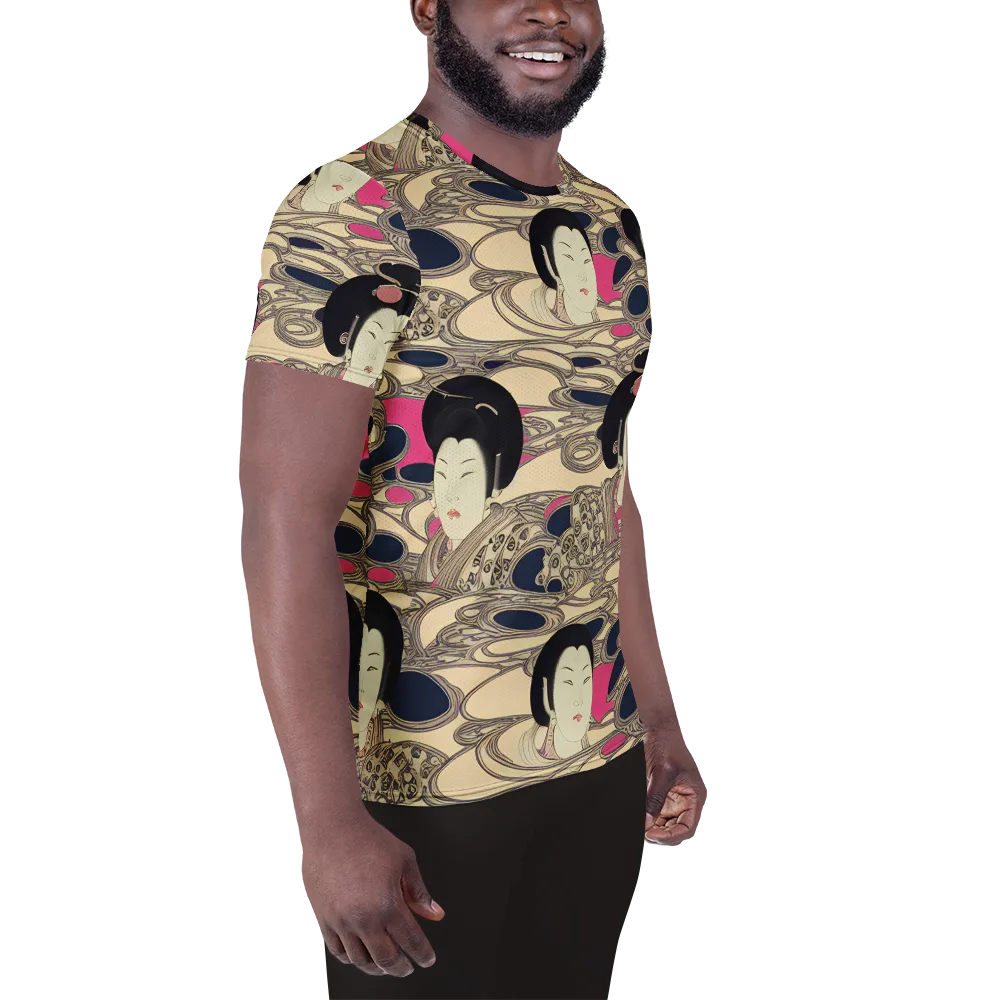 Timeless Reverie on Men's Athletic T-Shirt — Right