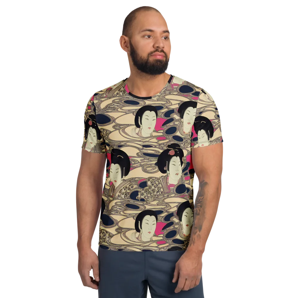 Timeless Reverie on Men's Athletic T-Shirt — Front