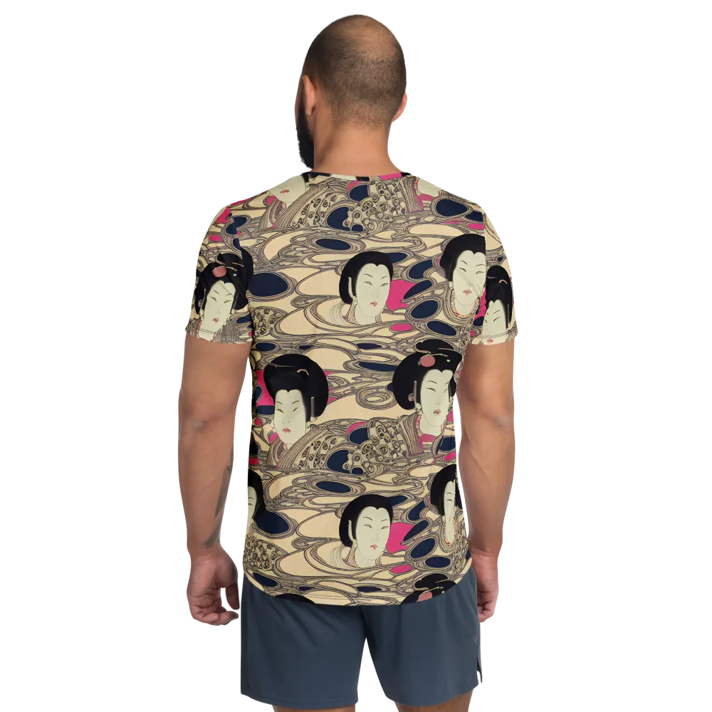 Timeless Reverie on Men's Athletic T-Shirt — Back