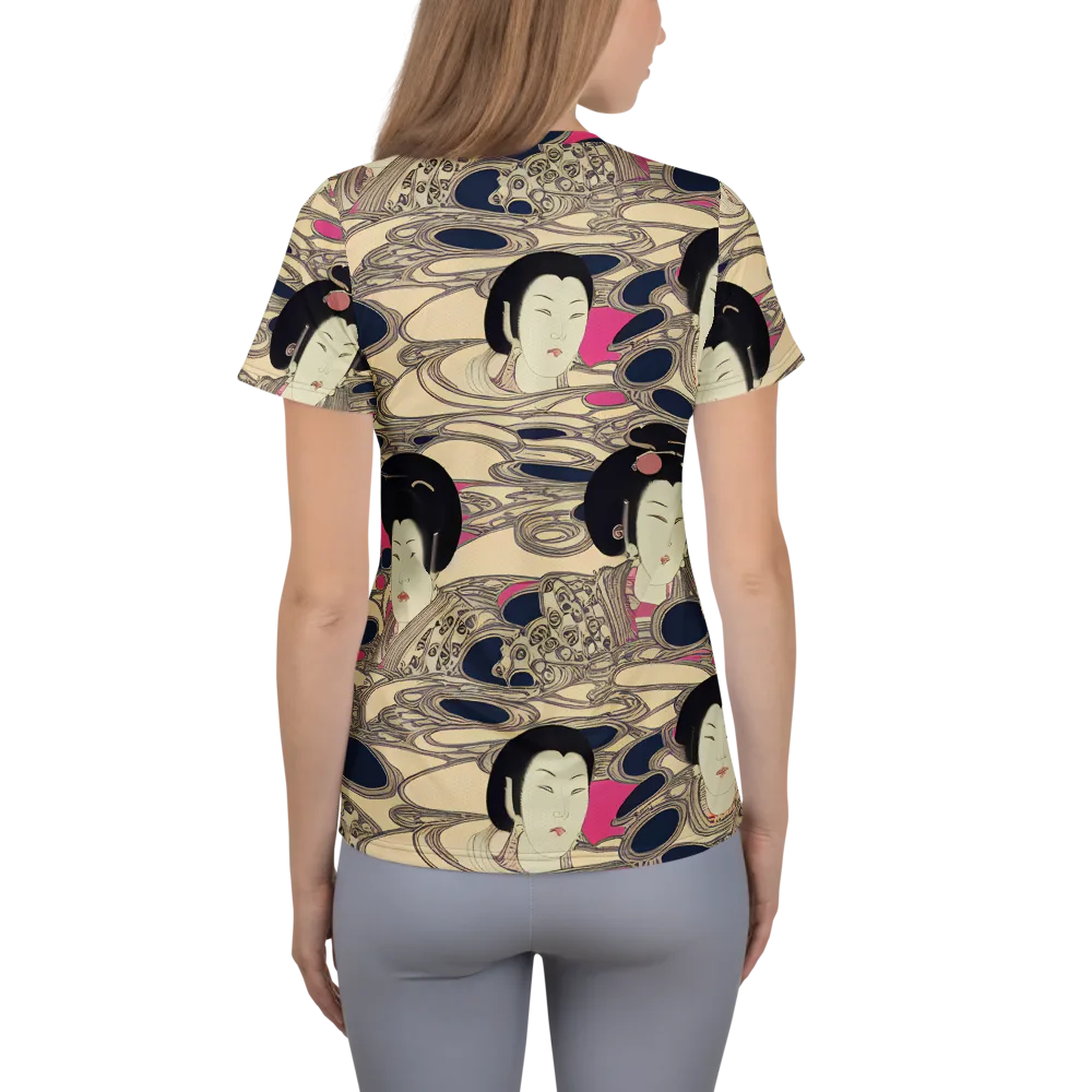 Timeless Reverie on Women's Athletic T-Shirt — Back