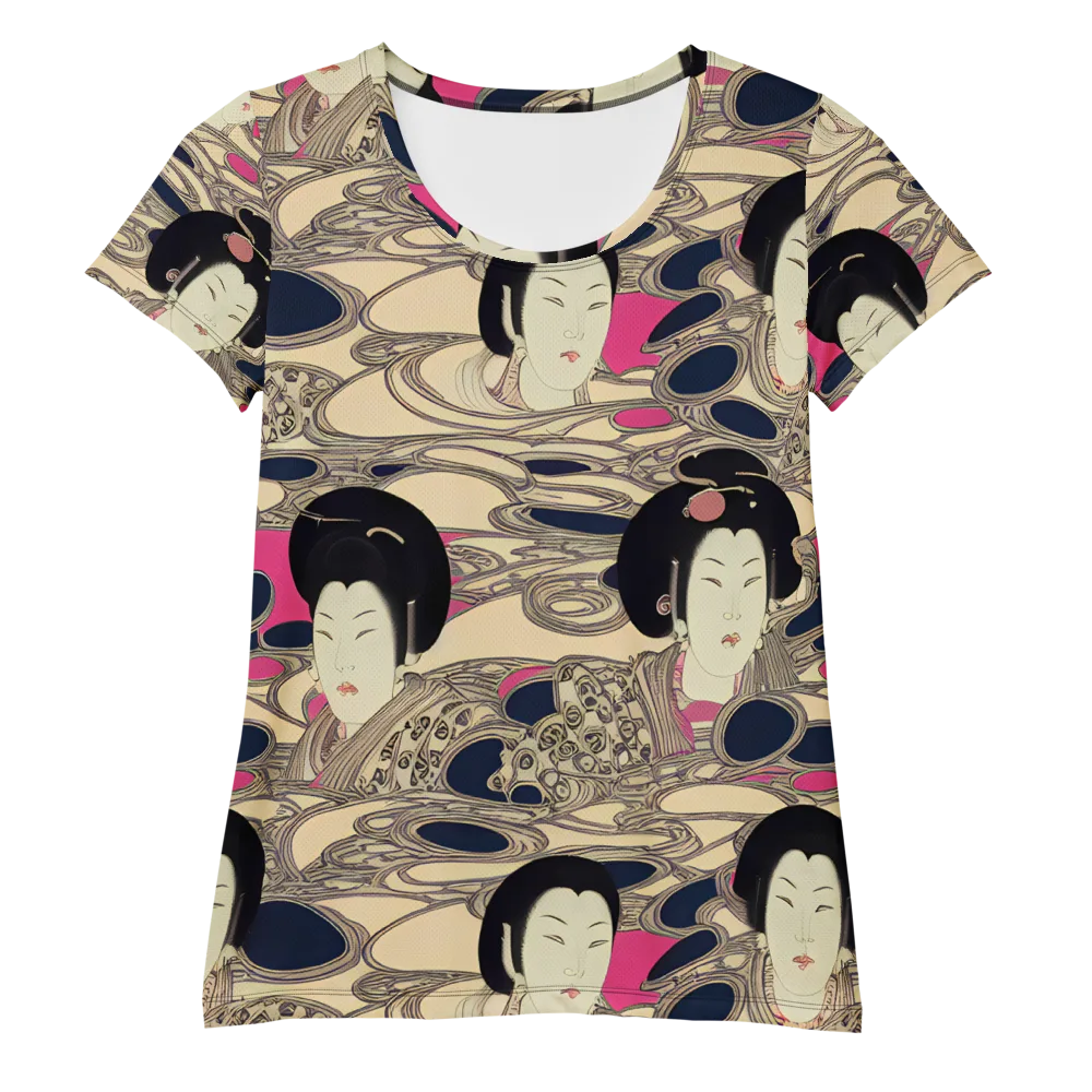 Timeless Reverie on Women's Athletic T-Shirt — Front