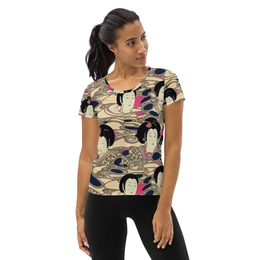 Timeless Reverie on Women's Athletic T-Shirt — Front