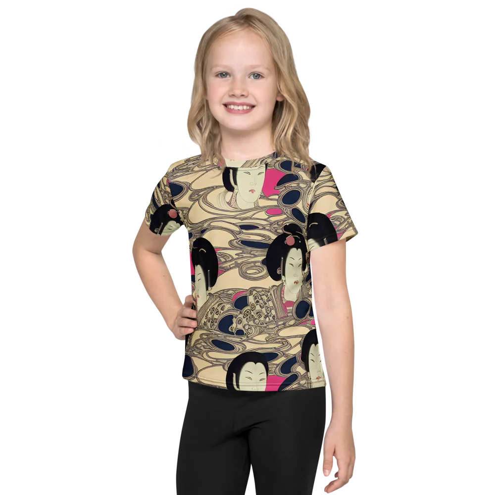 Timeless Reverie on Kids Crew Neck T-Shirt — Front