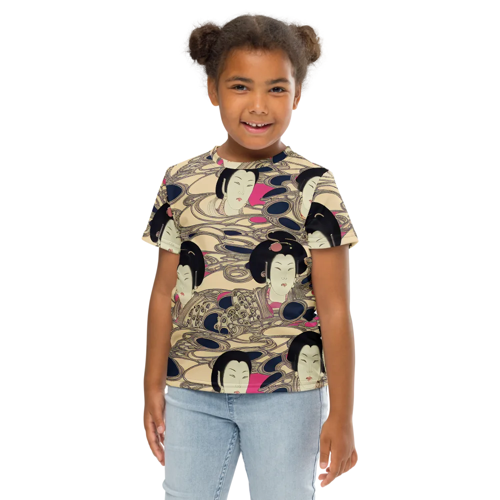 Timeless Reverie on Kids Crew Neck T-Shirt — Front