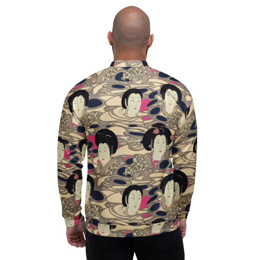 Timeless Reverie on Bomber Jacket — Back