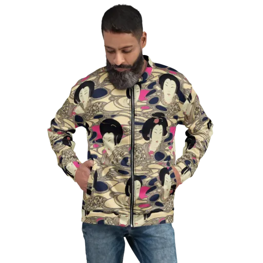 Timeless Reverie on a Bomber Jacket