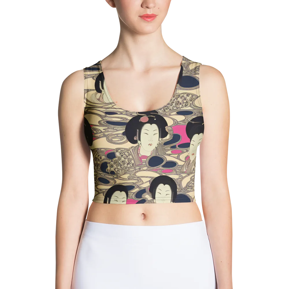 Timeless Reverie on Crop Top — Front