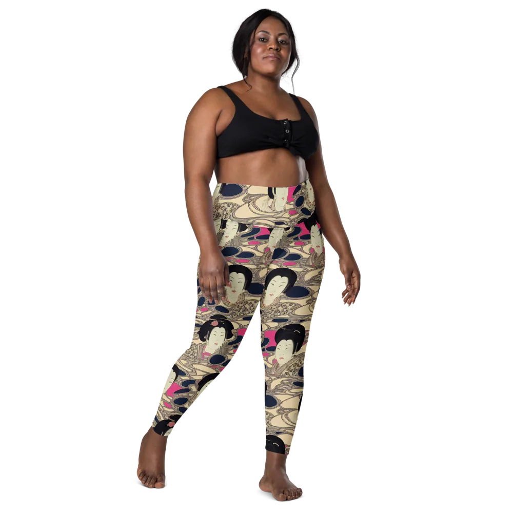 Timeless Reverie on Leggings with Pockets — Front