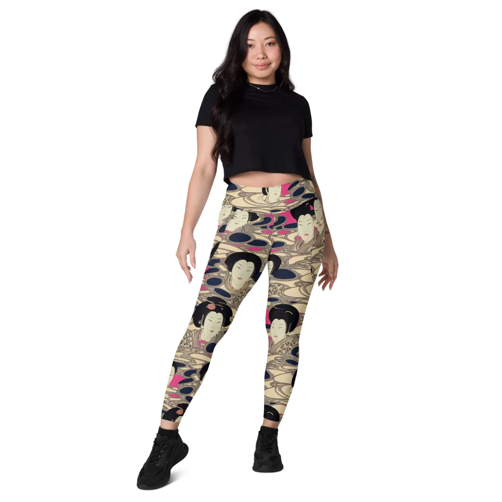 Timeless Reverie on Leggings with Pockets — Front