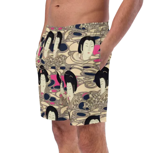 Timeless Reverie on a Swim Trunks