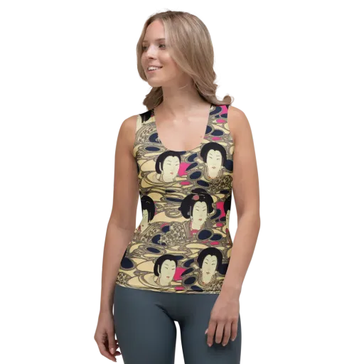 Timeless Reverie on a Women's Tank Top