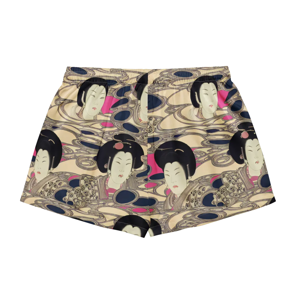 Timeless Reverie on Women's Pajama Shorts — Back