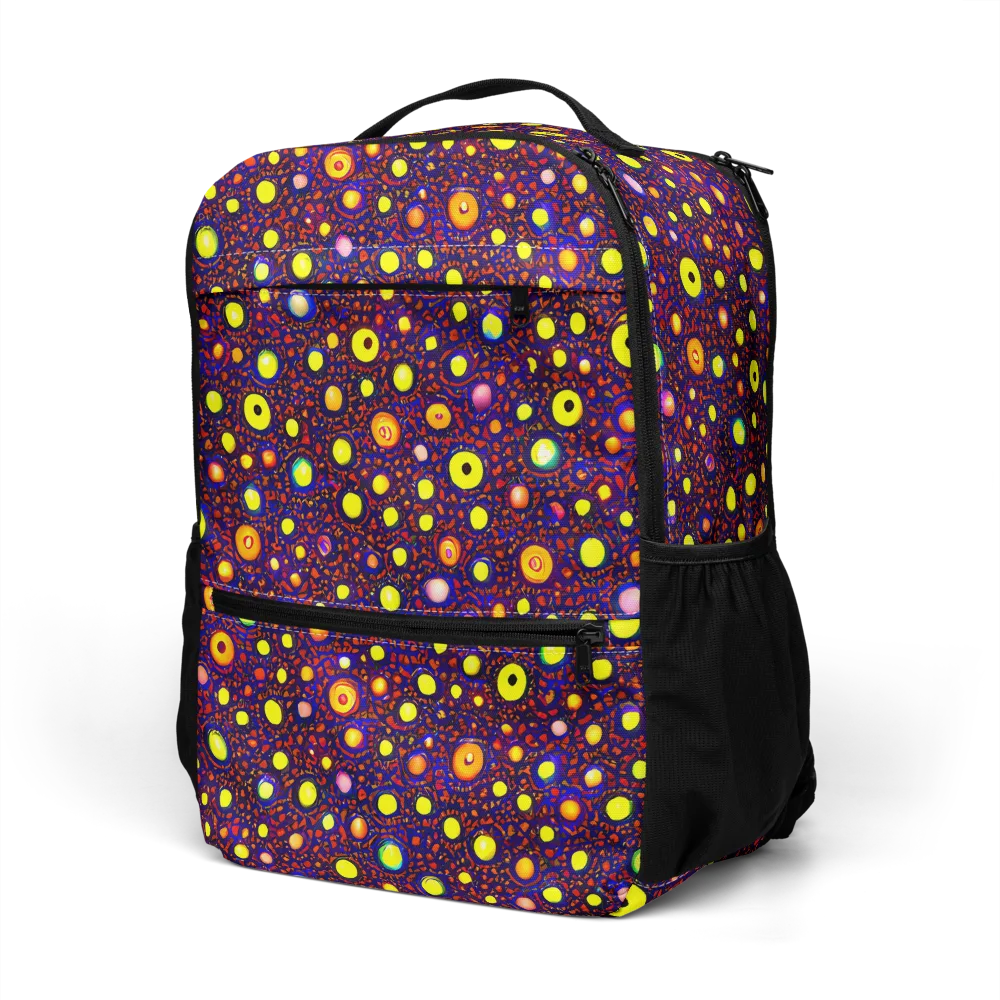 Cosmic Dotscape on Utility Backpack — Left Front
