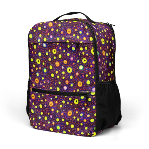Cosmic Dotscape on a Utility Backpack