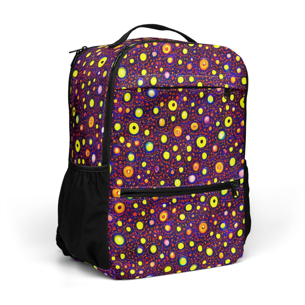 Cosmic Dotscape on Utility Backpack — Right Front