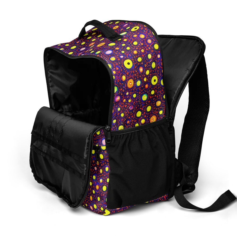 Cosmic Dotscape on Utility Backpack — Product details 2