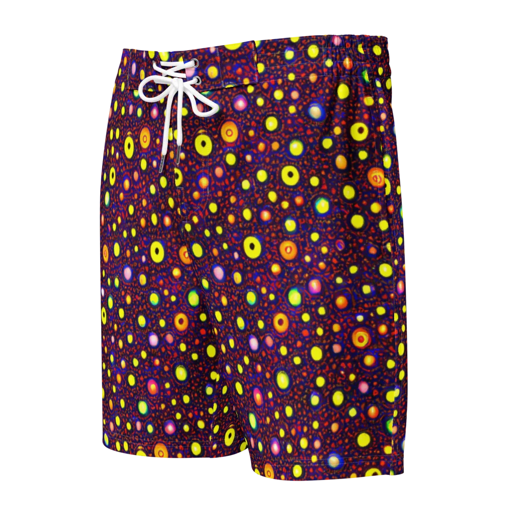 Cosmic Dotscape on Men's Board Shorts — Front